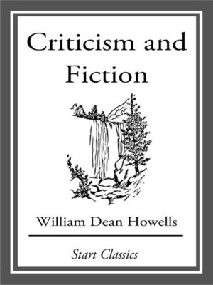 cover image of Criticism and Fiction